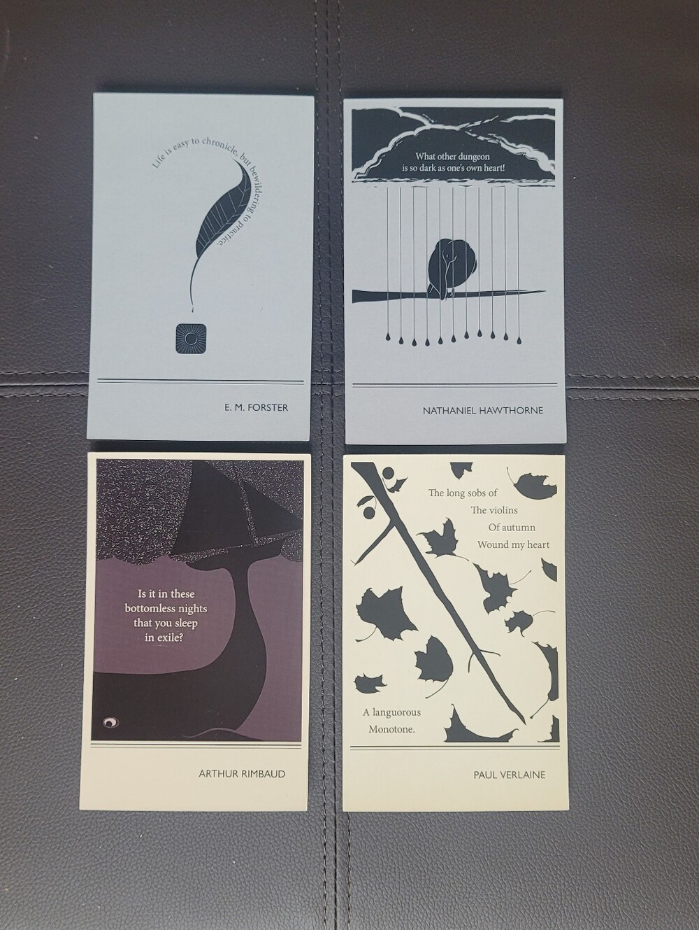 LITERARY Assorted Postcards